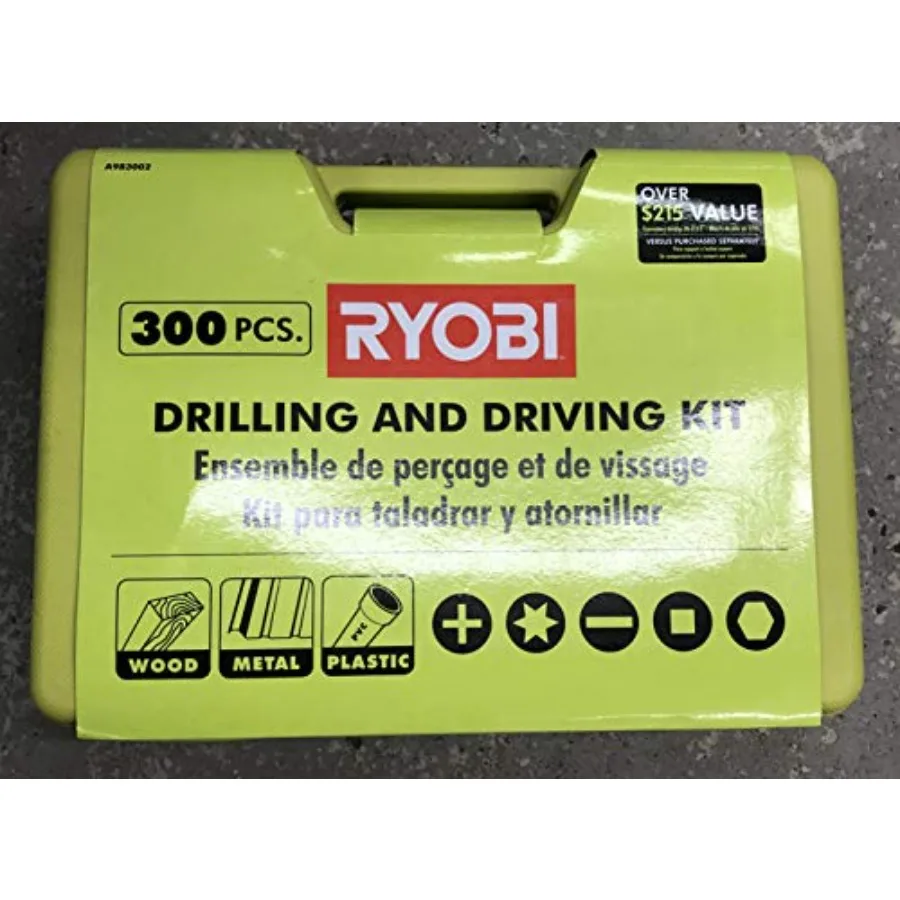 300 Piece Drill and Drive KIT
300 Piece Drill and Drive KIT