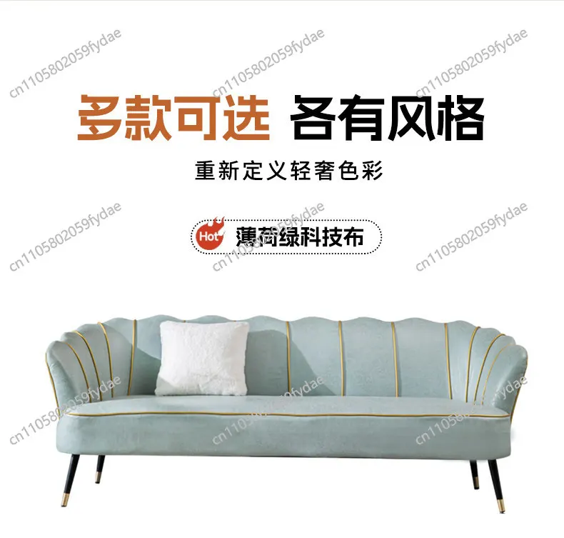 Nordic small apartment living room simple light luxury clothing store beauty salon resting area double triple sofa
Nordic small apartment living room simple light luxury clothing store beauty salon resting area double triple sofa