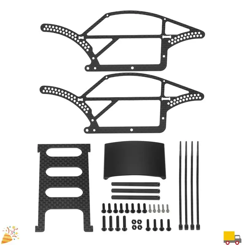 1 Piece Parts Accessories For TRX4M Carbon Fiber Comp Chassis Frame Kit For 1/18 RC Rock Crawler Car TRX4-M Upgrade Parts
1 Piece Parts Accessories For TRX4M Carbon Fiber Comp Chassis Frame Kit For 1/18 RC Rock Crawler Car TRX4-M Upgrade Parts