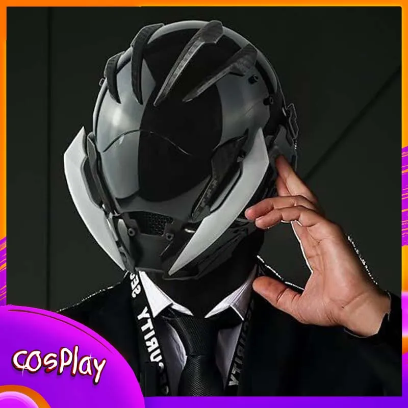 Cyber Punk Mask Mech Warrior Wearable Mask Cosplay Costume Halloween Carnival Comic-Con Party Coser Props Decoration Men Gift
Cyber Punk Mask Mech Warrior Wearable Mask Cosplay Costume Halloween Carnival Comic-Con Party Coser Props Decoration Men Gift
