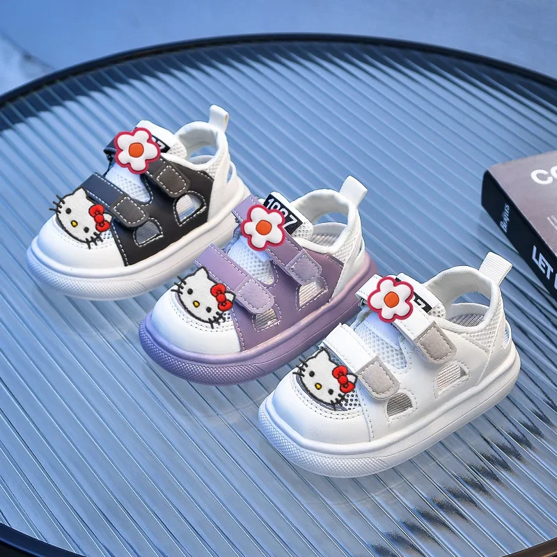 Sanrio hello kitty, новые летние детские сандалии для девочек, детская повседневная обувь на мягкой подошве с полой сеткой, дышащая спортивная обувь для мальчиков, обувь для малышей
Sanrio hello kitty, новые летние детские сандалии для девочек, детская повседневная обувь на мягкой подошве с полой сеткой, дышащая спортивная обувь для мальчиков, обувь для малышей