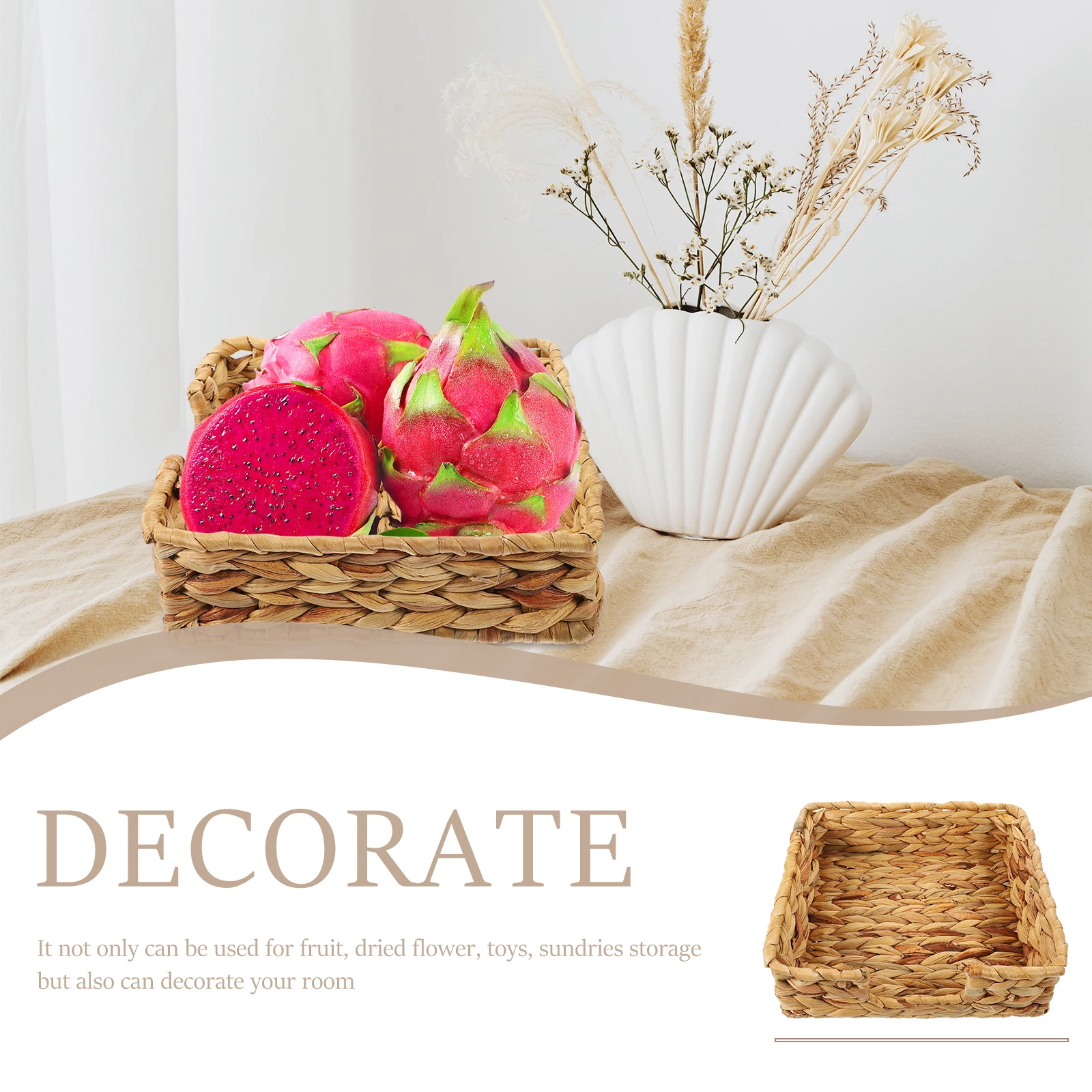 Creative Square Desktop Tissue Storage Basket Handmade Straw Woven Organizer Home Storage Bin For Books Toilet Paper
Creative Square Desktop Tissue Storage Basket Handmade Straw Woven Organizer Home Storage Bin For Books Toilet Paper
