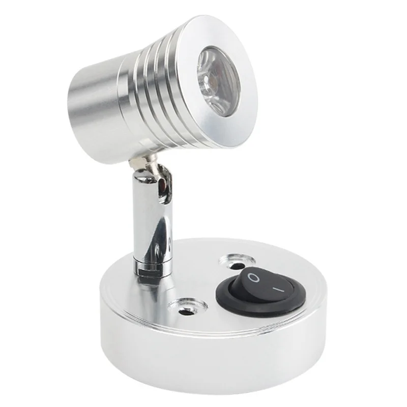 Wall Mounted Bed Lamp For Campers, Trucks, Caravans, Buses, Boats And Utility Vehicles (Silver)-A02G
Wall Mounted Bed Lamp For Campers, Trucks, Caravans, Buses, Boats And Utility Vehicles (Silver)-A02G