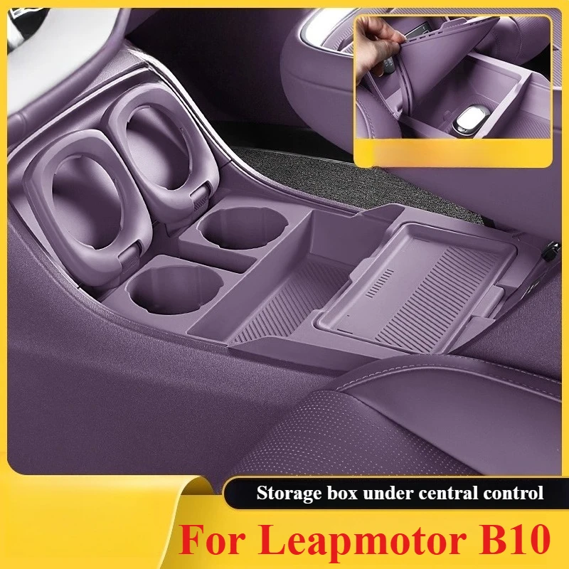 Storage box under center console for Leapmotor B10 2025 Car Cover Decorative Interior Accessories
Storage box under center console for Leapmotor B10 2025 Car Cover Decorative Interior Accessories