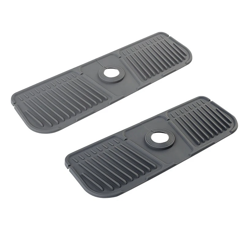 HOT-2PCS Kitchen Silicone Faucet Mat Faucet Water Catcher Mat Sink Splash Pad Countertop Protector Bathroom
HOT-2PCS Kitchen Silicone Faucet Mat Faucet Water Catcher Mat Sink Splash Pad Countertop Protector Bathroom