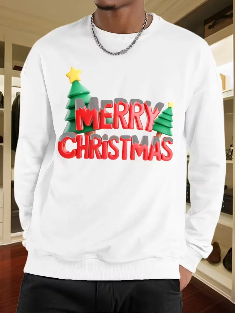 Мужская толстовка с круглым вырезом, забавный графический принт, черная уличная толстовка с круглым вырезом для повседневной повседневной носки, рождественский длинный рукав
Мужская толстовка с круглым вырезом, забавный графический принт, черная уличная толстовка с круглым вырезом для повседневной повседневной носки, рождественский длинный рукав