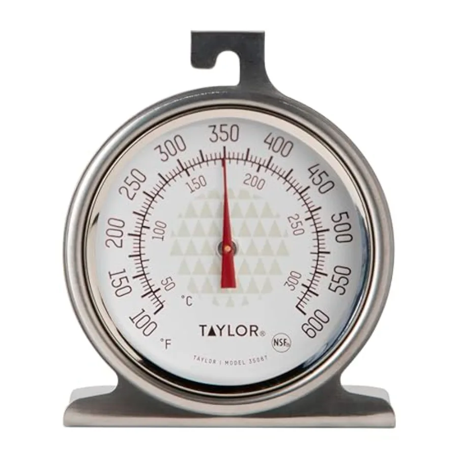 Large 2.5 Inch Dial Kitchen Cooking Oven Thermometer, Analog
Large 2.5 Inch Dial Kitchen Cooking Oven Thermometer, Analog