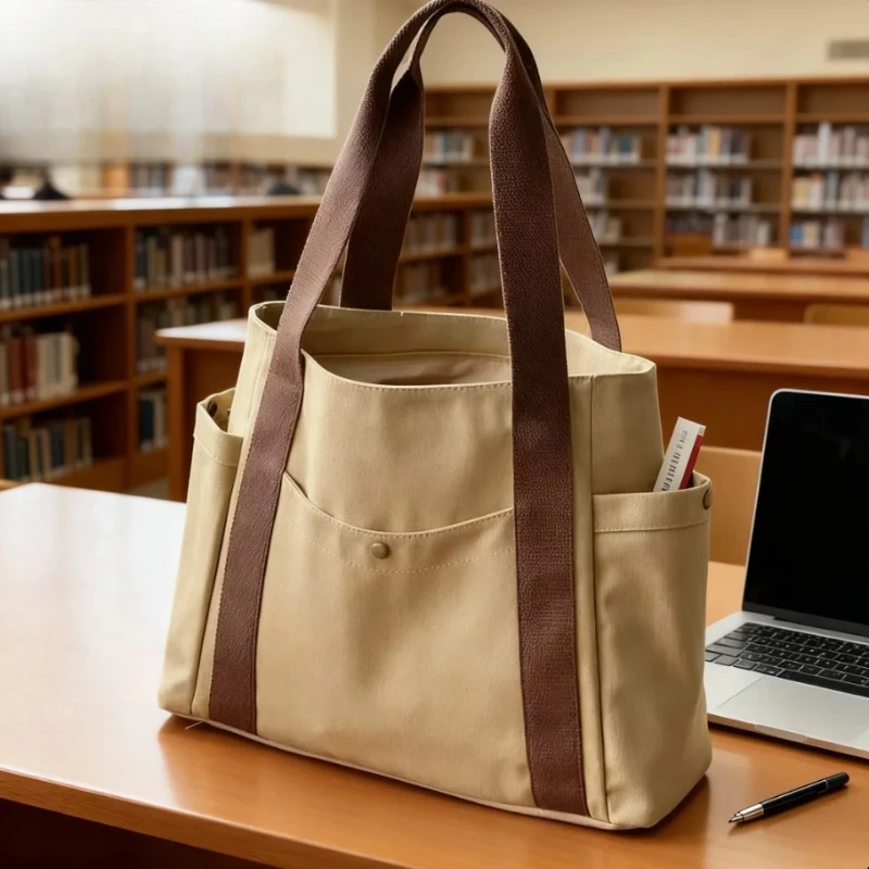 Large-capacity single-shoulder bag, simple and elegant tote bag, multi-functional shoulder bag, student commuting bag for work
Large-capacity single-shoulder bag, simple and elegant tote bag, multi-functional shoulder bag, student commuting bag for work