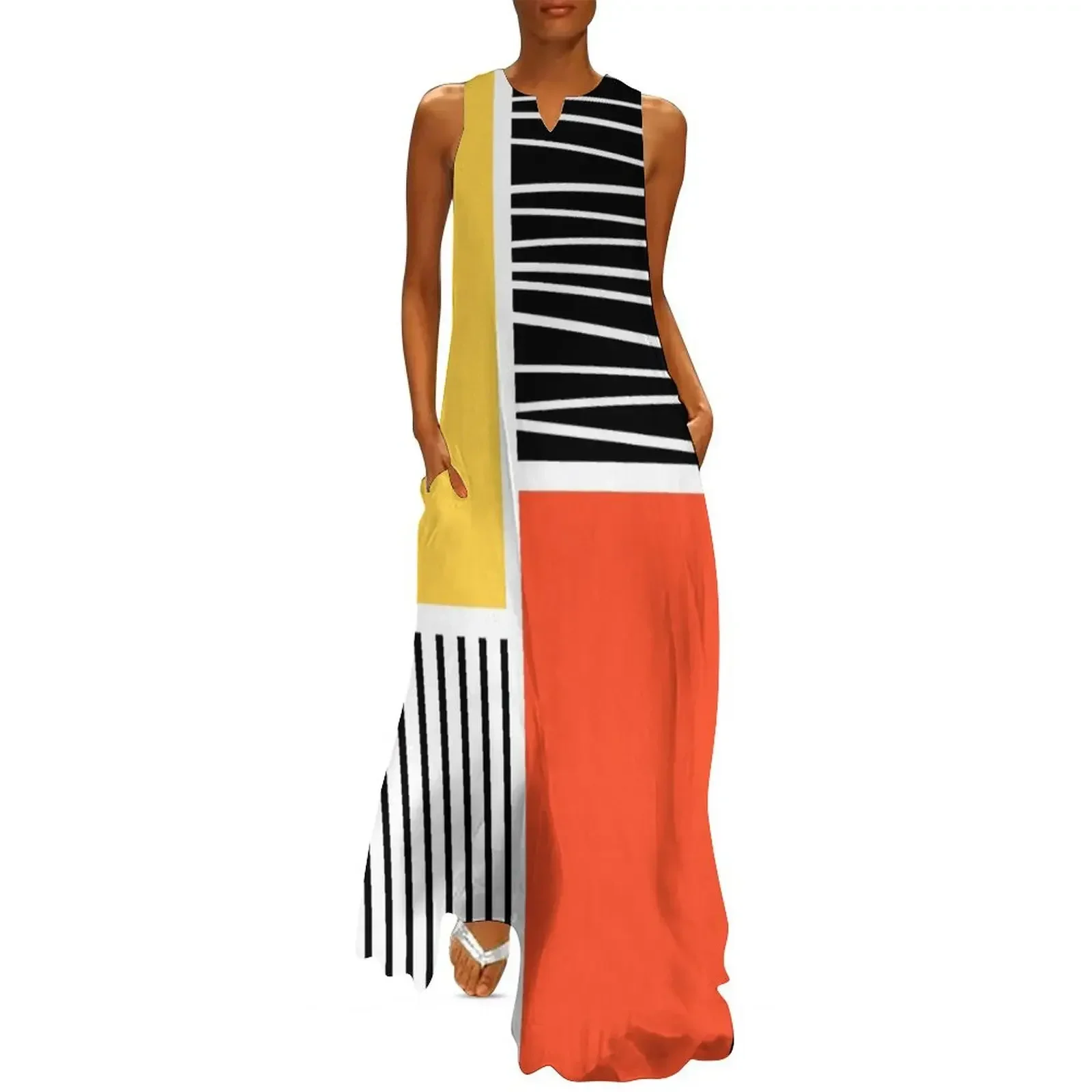 Composition with geometric shapes Long Dress Party dresses Summer women's clothing Long dresses Dress
Composition with geometric shapes Long Dress Party dresses Summer women's clothing Long dresses Dress