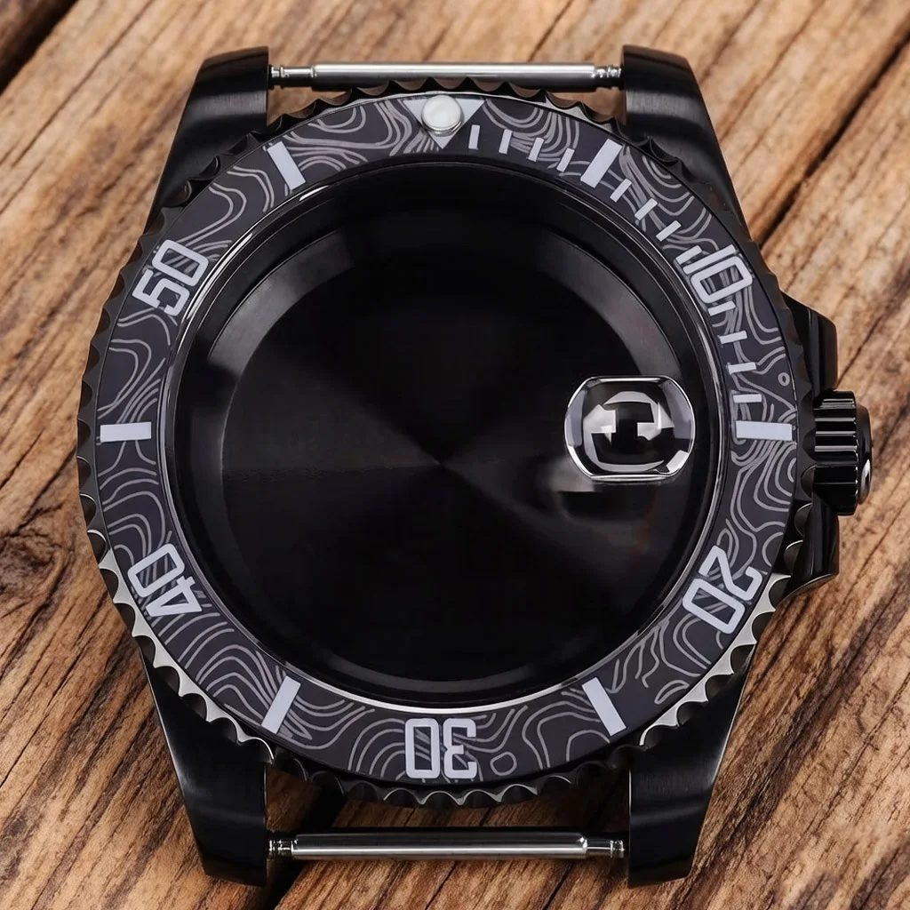 Fashion 40MM Black Men's Watch Case Sapphire Glass For NH35 NH36 NH38 NH34 Miyota 8215 ETA2824 Movt 316L Steel Hot styles Parts
Fashion 40MM Black Men's Watch Case Sapphire Glass For NH35 NH36 NH38 NH34 Miyota 8215 ETA2824 Movt 316L Steel Hot styles Parts