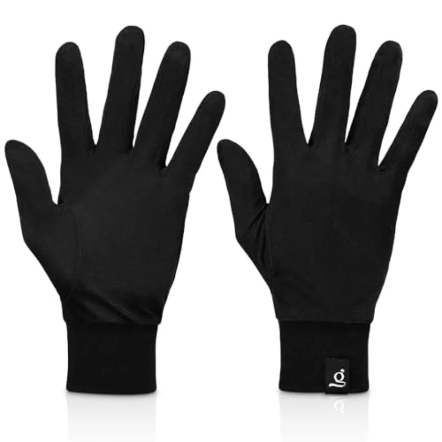 Mulberry Silk Gloves for Women and Men, 100% Pure Silk Glove Liners, Thin Touchscreen Liner Gloves for Cold Weather
Mulberry Silk Gloves for Women and Men, 100% Pure Silk Glove Liners, Thin Touchscreen Liner Gloves for Cold Weather