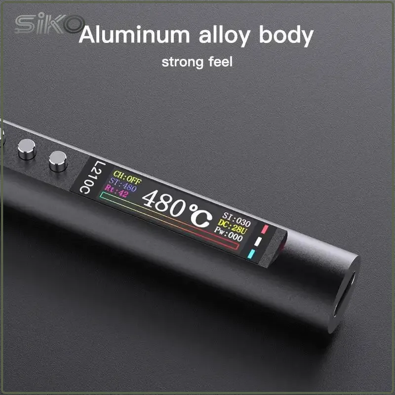 USB Soldering Iron 1.9s Rapid Heating PID Super Chip 0.99" IPS Color Screen 50–500°C USB-C Portable Pen Case Pro Repair Tool
USB Soldering Iron 1.9s Rapid Heating PID Super Chip 0.99" IPS Color Screen 50–500°C USB-C Portable Pen Case Pro Repair Tool