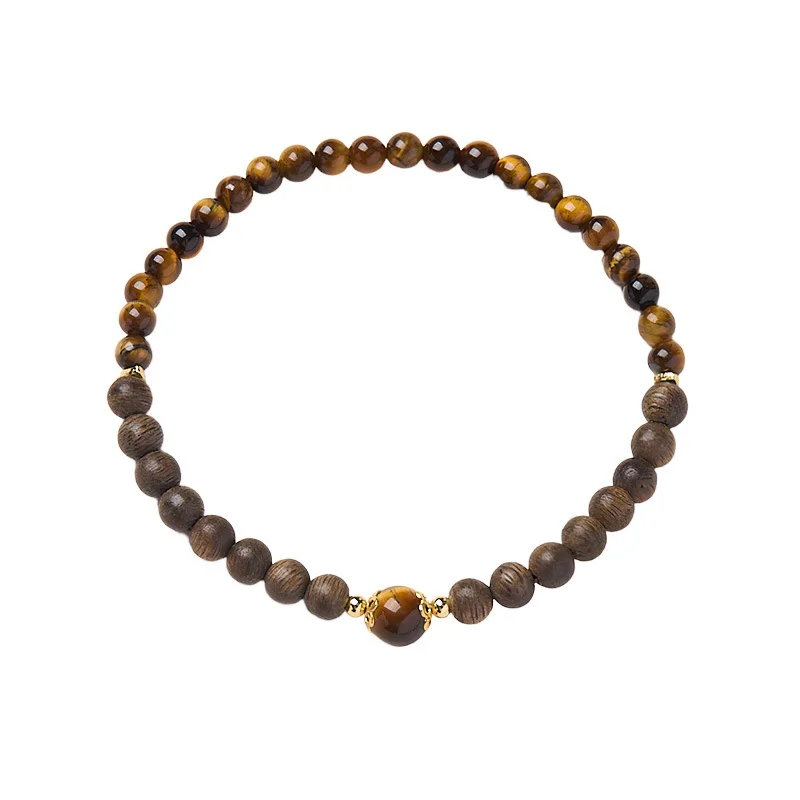 Natural 4MM Tiger Eye Stone and Agarwood Double Layer Bracelet for Women 2026 Elegant Beaded Bracelet for Daily Wear Gifts
Natural 4MM Tiger Eye Stone and Agarwood Double Layer Bracelet for Women 2026 Elegant Beaded Bracelet for Daily Wear Gifts
