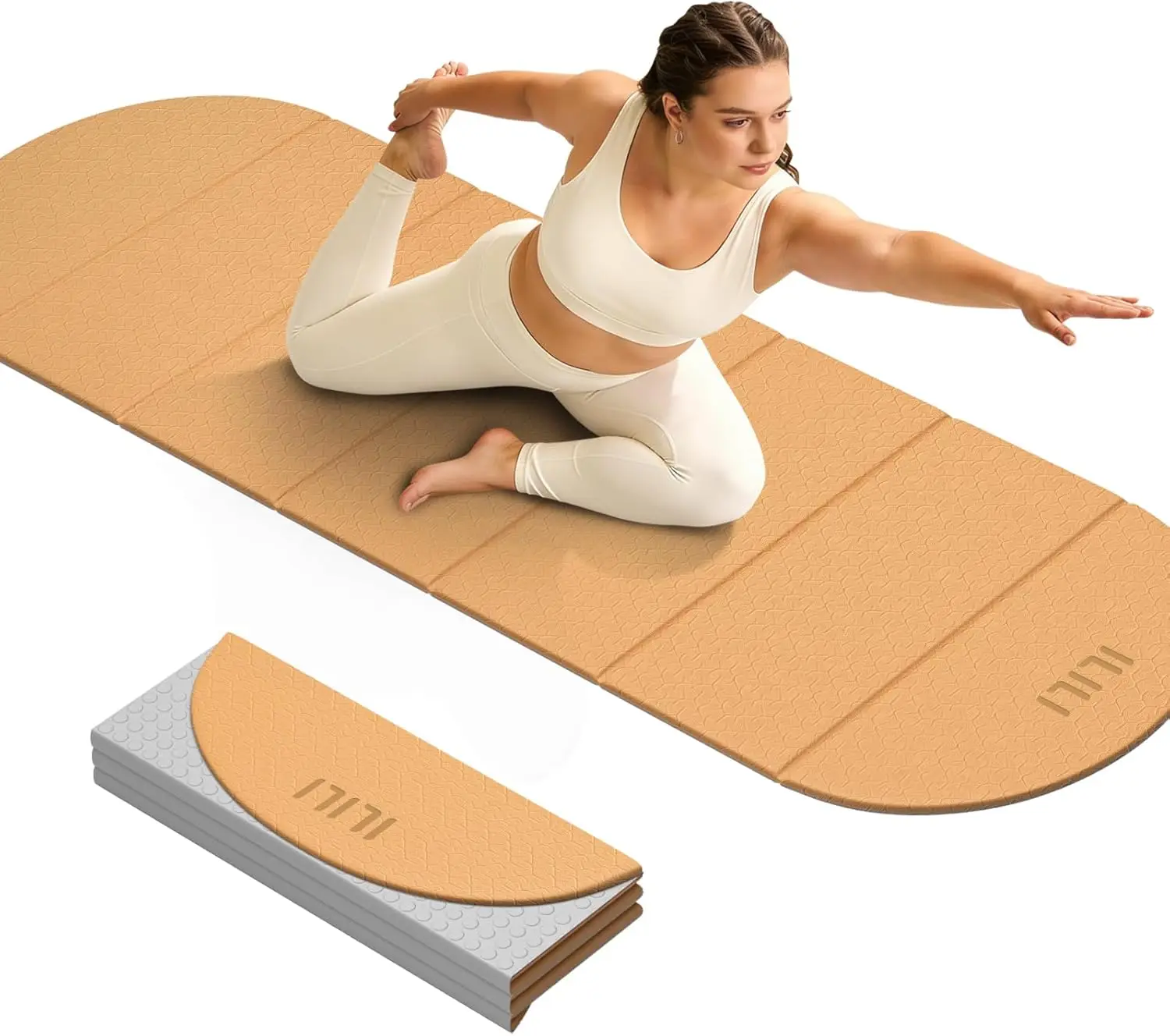 Foldable Yoga Mat 10mm Thick TPE Extra Long 75x26in Portable for Home Exercise
Foldable Yoga Mat 10mm Thick TPE Extra Long 75x26in Portable for Home Exercise