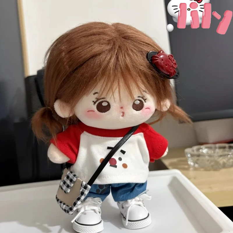 Плюшевая игрушка, 20 см, хлопковая кукла, милая одежда с короткими рукавами, кукла можно заменить в кукольную одежду, креативная модная кукла, одежда в подарок
Плюшевая игрушка, 20 см, хлопковая кукла, милая одежда с короткими рукавами, кукла можно заменить в кукольную одежду, креативная модная кукла, одежда в подарок