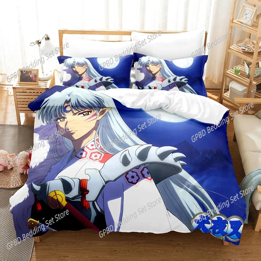 3D Lnuyasha Bedding Sets Duvet Cover Set With Pillowcase Twin Full Queen King Bedclothes Bed Linen
3D Lnuyasha Bedding Sets Duvet Cover Set With Pillowcase Twin Full Queen King Bedclothes Bed Linen