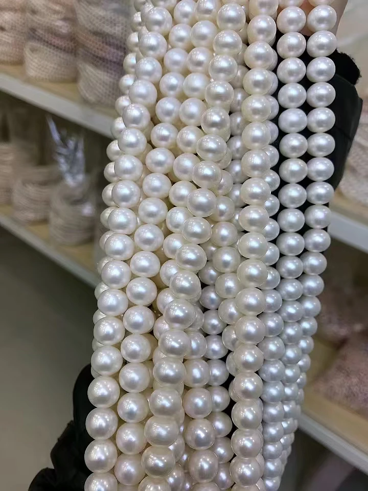 AA Natural Freshwater Pearl Strand Full Hole Loose Bead Fine Pearls For DIY Women Elegant Bracelet Necklace Earring Jewelry
AA Natural Freshwater Pearl Strand Full Hole Loose Bead Fine Pearls For DIY Women Elegant Bracelet Necklace Earring Jewelry