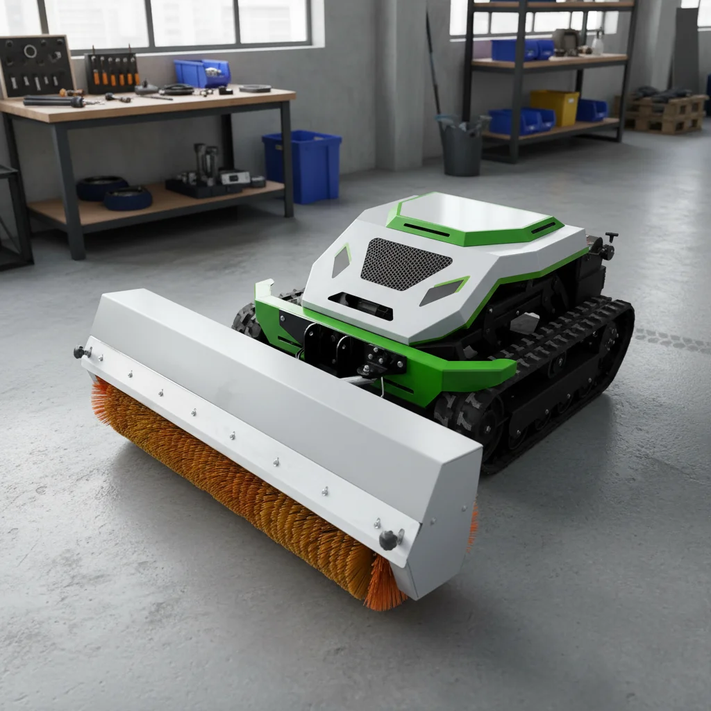 Crawler Remote Control Electric Lawn Mower Snowplow GPS Tracking Obstacle Detection Garden Cleaning Equipment
Crawler Remote Control Electric Lawn Mower Snowplow GPS Tracking Obstacle Detection Garden Cleaning Equipment