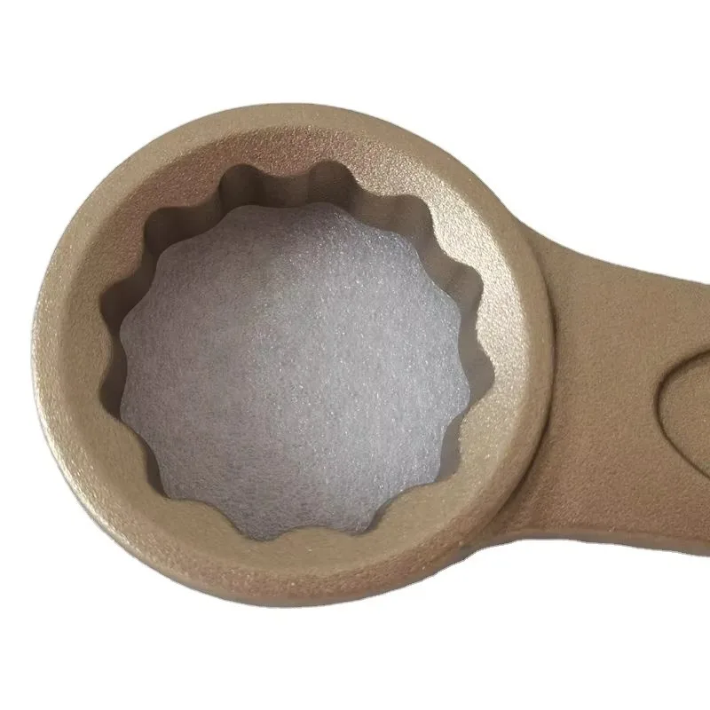 Non Sparking Tools Aluminum Bronze Slogging Ring Wrench 30mm Suitable for Various Fields
Non Sparking Tools Aluminum Bronze Slogging Ring Wrench 30mm Suitable for Various Fields