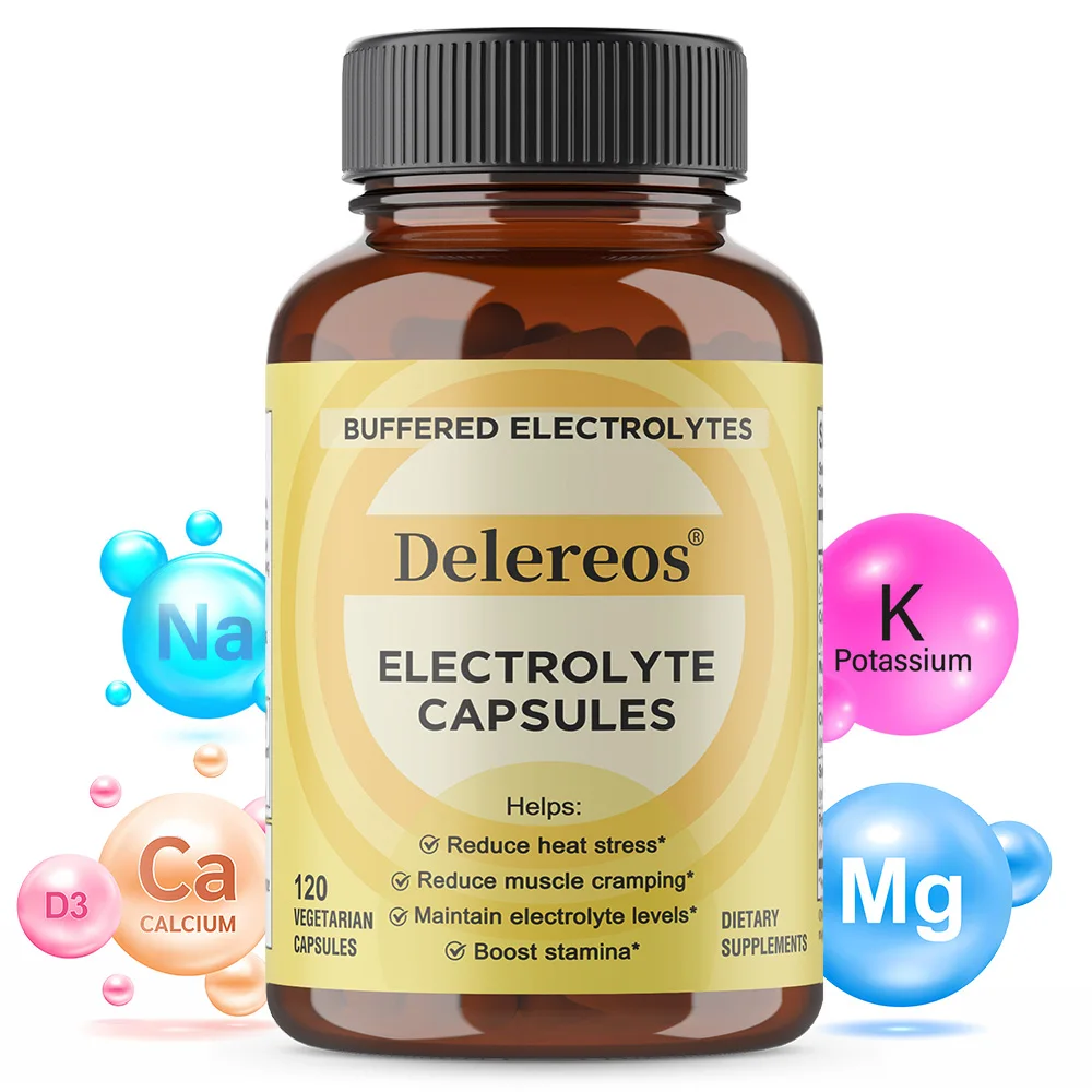 Daily Electrolyte Capsules - Hydrating Supplement, Supporting Normal Muscle Function, Ketogenic-friendly, Non-GMO, Gluten-free
Daily Electrolyte Capsules - Hydrating Supplement, Supporting Normal Muscle Function, Ketogenic-friendly, Non-GMO, Gluten-free