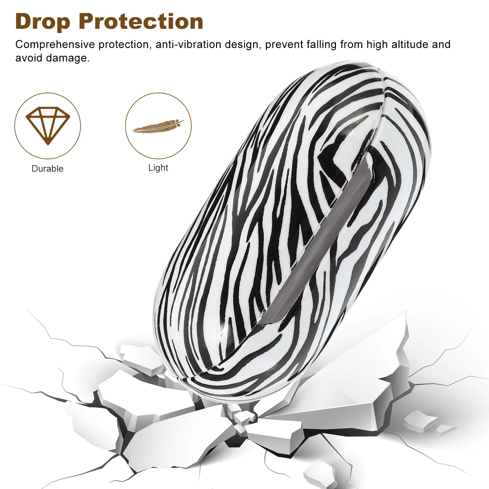 Zebra Pattern Headphone Cover Ear Buds Earbuds Case Skin Novelty Earphone Protective for Telephone Wireless PC Travel Universal
Zebra Pattern Headphone Cover Ear Buds Earbuds Case Skin Novelty Earphone Protective for Telephone Wireless PC Travel Universal