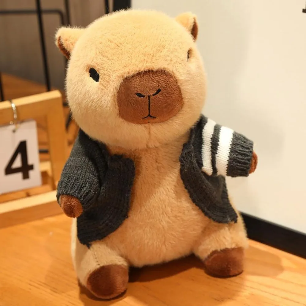 Dress Up Capybara Plush Doll Simulation Fluffy Capybara Plush Toy Soft Cartoon Capibara Fluffty Doll Home Decor
Dress Up Capybara Plush Doll Simulation Fluffy Capybara Plush Toy Soft Cartoon Capibara Fluffty Doll Home Decor