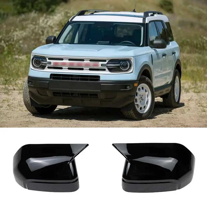 Glossy Black Ox Horn Rear View Mirror Cover Trim For Ford Bronco Sport 2021-2024
Glossy Black Ox Horn Rear View Mirror Cover Trim For Ford Bronco Sport 2021-2024