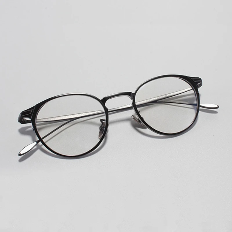 Titanium Round Optical Glasses Frame Men Vintage Retro Circle Prescription Eyeglasses Women Ultralight Full Rim Myopia Eyewear
Titanium Round Optical Glasses Frame Men Vintage Retro Circle Prescription Eyeglasses Women Ultralight Full Rim Myopia Eyewear