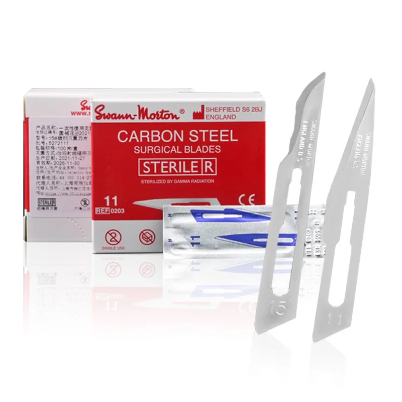 100pcs Metal Scalpel Blades 11# 15# Cutting Repair Animal Scalpel Dental Scalpel Blade Sterilized Medical Blades DIY Beauty Tool
100pcs Metal Scalpel Blades 11# 15# Cutting Repair Animal Scalpel Dental Scalpel Blade Sterilized Medical Blades DIY Beauty Tool