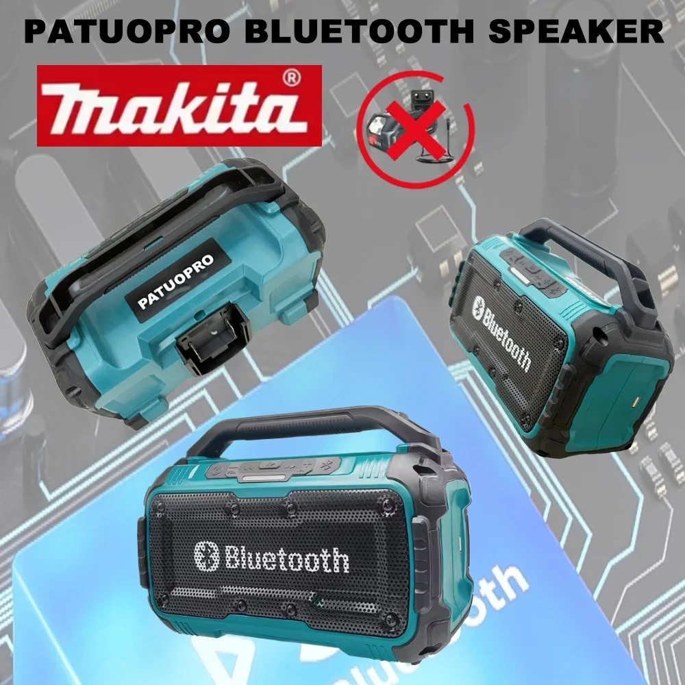 Makita 18V Bluetooth Speaker USB Type-C Port Charge Waterproof Loudspeaker Stereo Surround Power Tools
Makita 18V Bluetooth Speaker USB Type-C Port Charge Waterproof Loudspeaker Stereo Surround Power Tools