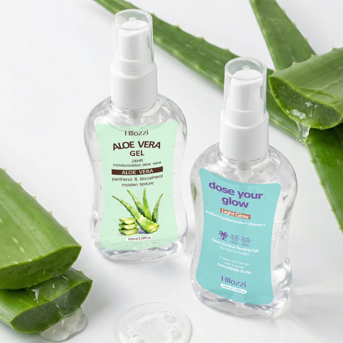 100ml/3.38fl.oz Aloe Vera Gel & Clear Sunless Tanning Gel, creates a bronzed complexion and provides moisturizing and hydrating
100ml/3.38fl.oz Aloe Vera Gel & Clear Sunless Tanning Gel, creates a bronzed complexion and provides moisturizing and hydrating