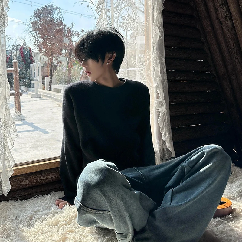 Мужской вязаный свитер Bla Round Ne: осенне-зимняя коллекция, корейский стиль, уютный, модный, премиум-класса, теплый, базовый, повседневный, свободного кроя
Мужской вязаный свитер Bla Round Ne: осенне-зимняя коллекция, корейский стиль, уютный, модный, премиум-класса, теплый, базовый, повседневный, свободного кроя