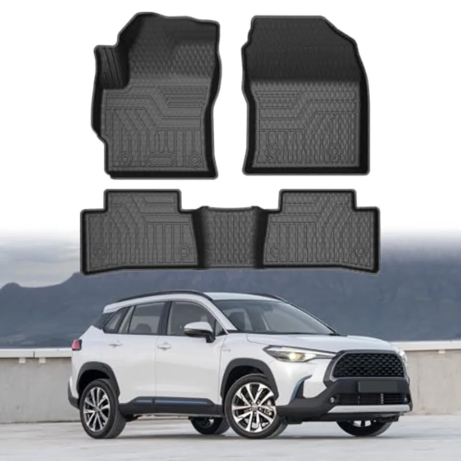 Комплект всепогодных ковриков Custom Fit для Toyota Corolla Cross 2022-2024 (1-й и 2-й ряд), черные (не подходят для Corolla)
Комплект всепогодных ковриков Custom Fit для Toyota Corolla Cross 2022-2024 (1-й и 2-й ряд), черные (не подходят для Corolla)