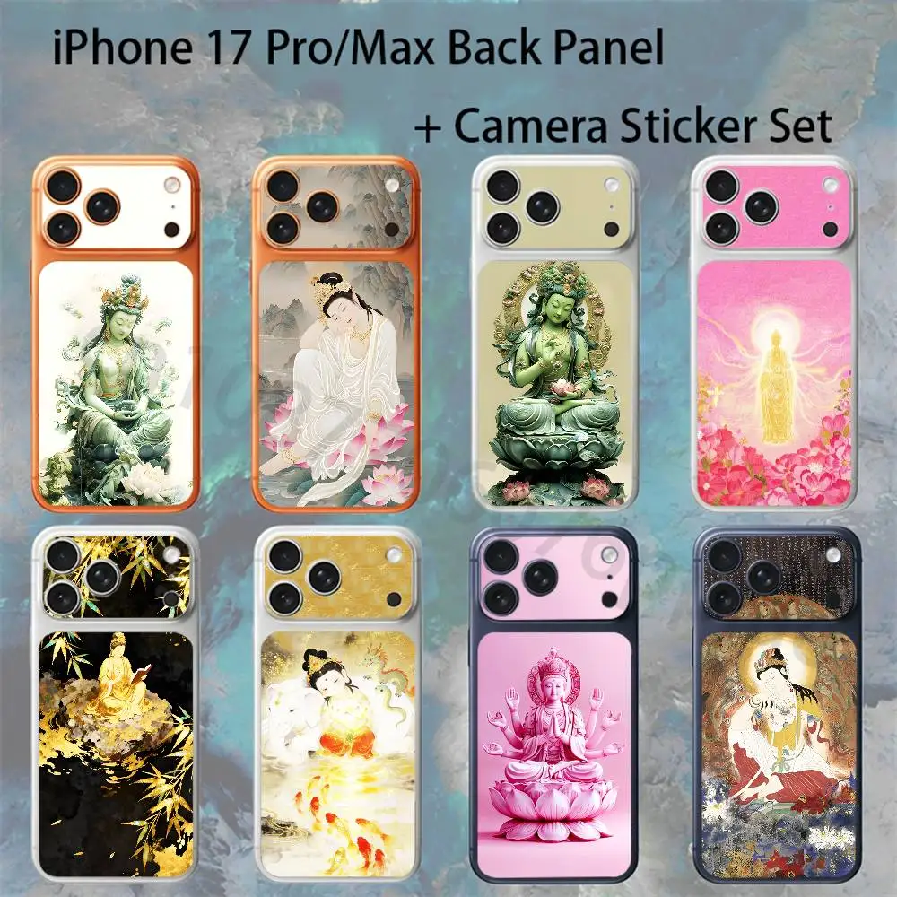 Buddhist Traditional Guanyin For iPhone 17pro/proMax Full body Back Cover Decal Skin Colorful Rear Protective Sticker Film
Buddhist Traditional Guanyin For iPhone 17pro/proMax Full body Back Cover Decal Skin Colorful Rear Protective Sticker Film