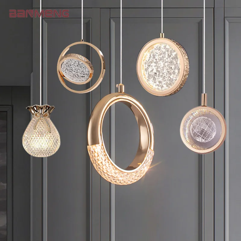 Nordic modern LED pendant lights gold chandelier lamp indoor lighting home decor bedroom living room kitchen decoration stairs
Nordic modern LED pendant lights gold chandelier lamp indoor lighting home decor bedroom living room kitchen decoration stairs