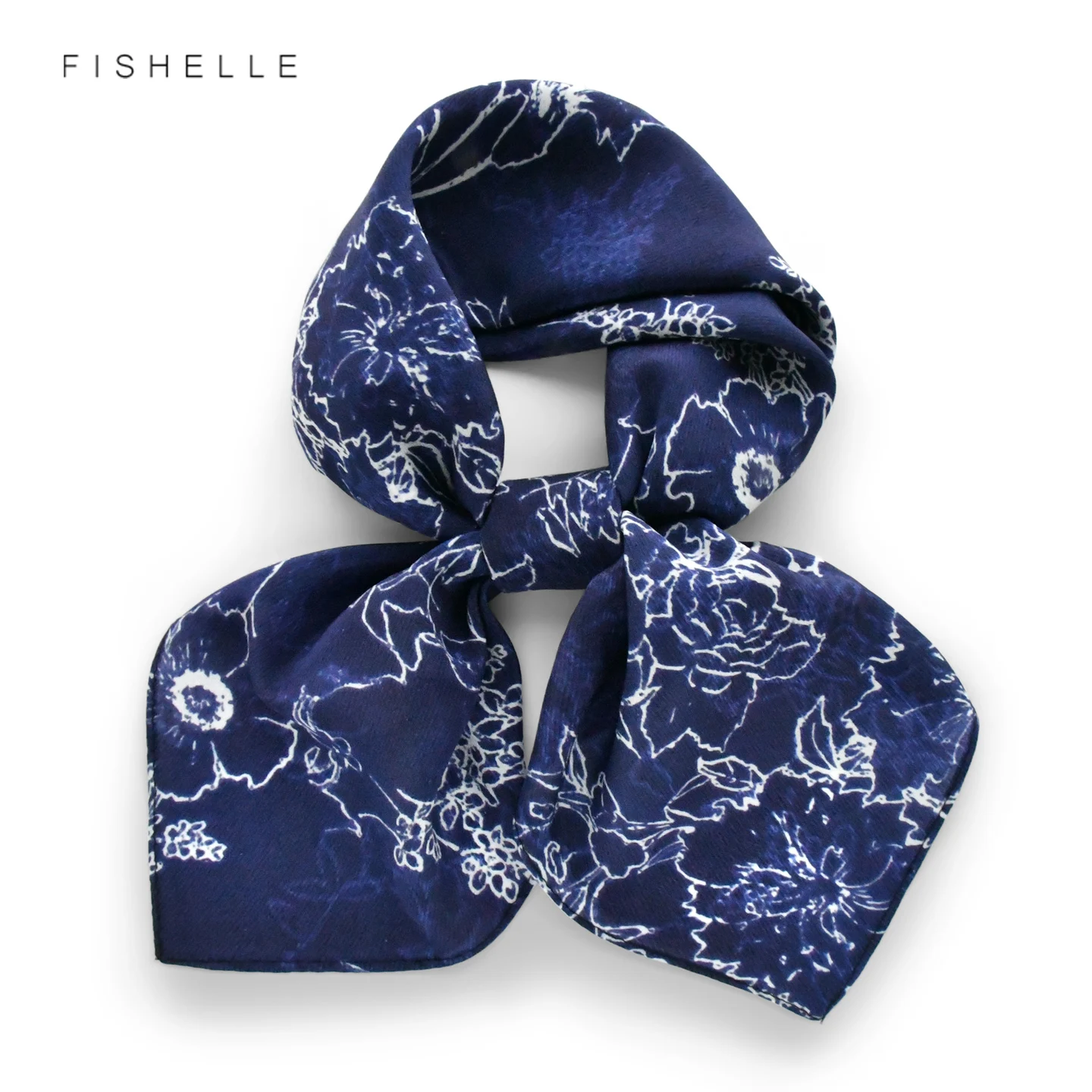 Dark Blue Floral 100% Natural Silk Scarf Women Shawl Crepe de Chine Square Headscarf Wrap Neckerchief Spring and Autumn
Dark Blue Floral 100% Natural Silk Scarf Women Shawl Crepe de Chine Square Headscarf Wrap Neckerchief Spring and Autumn
