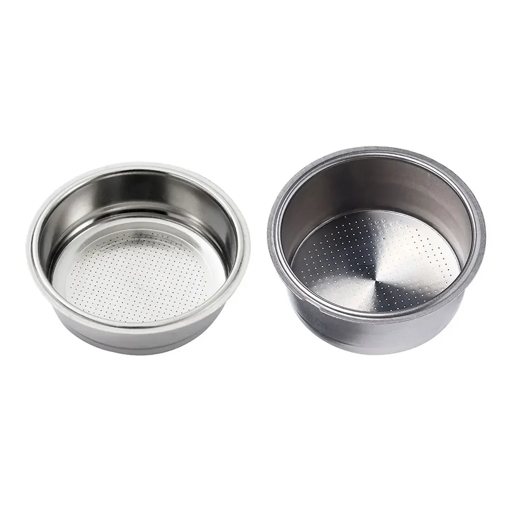 51mm Stainless Steel Coffee Filter Basket 1/2 Cup Espresso Machine Dripper Portafilter Coffee Maker Strainer Coffee Puck Screen
51mm Stainless Steel Coffee Filter Basket 1/2 Cup Espresso Machine Dripper Portafilter Coffee Maker Strainer Coffee Puck Screen