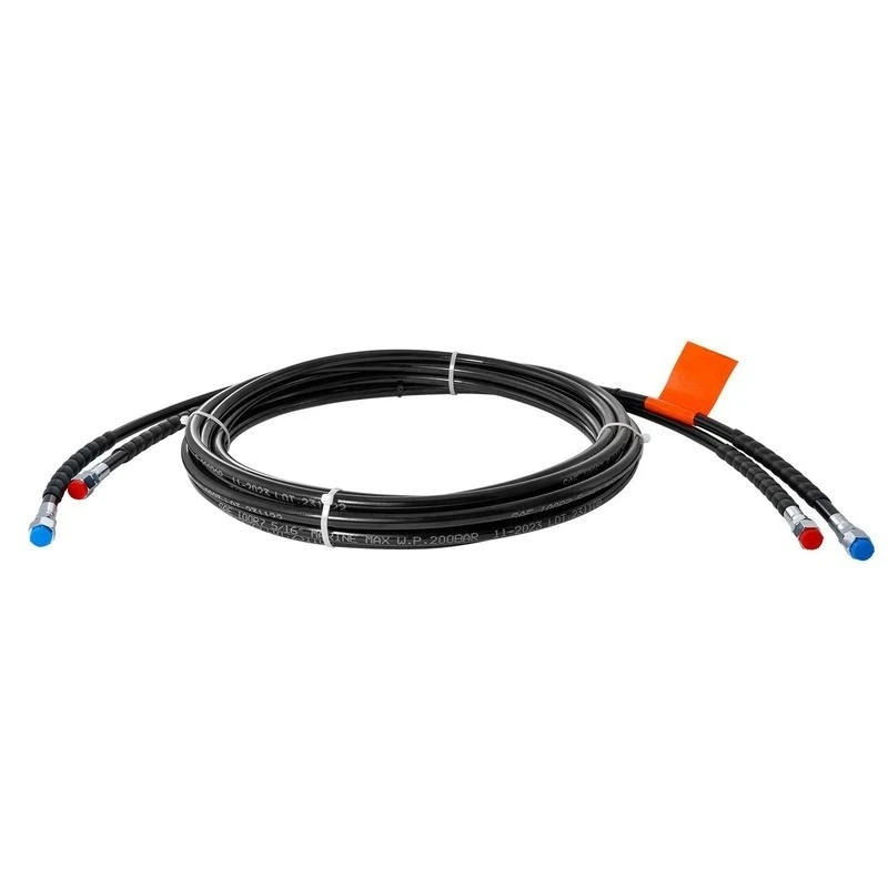 Outboard hose set, 609 cm hydraulic steering hose, 2-piece leak-proof TPEE hydraulic boat hoses, compatible with the hydraulic marine outboard steering boat system up to 300 HP
Outboard hose set, 609 cm hydraulic steering hose, 2-piece leak-proof TPEE hydraulic boat hoses, compatible with the hydraulic marine outboard steering boat system up to 300 HP