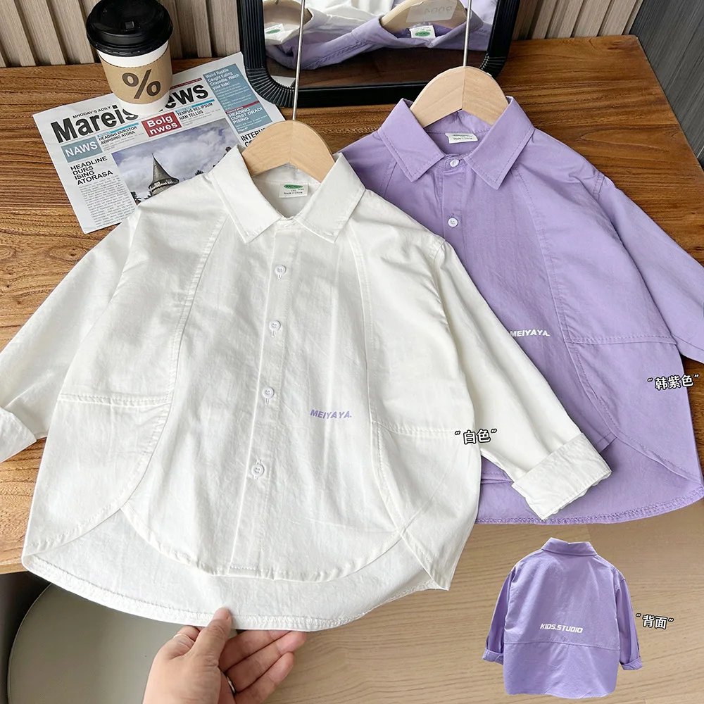 2025 Autumn Boys 3-10 Years Long Sleeve Fashion Cotton Blouse Two Colors
2025 Autumn Boys 3-10 Years Long Sleeve Fashion Cotton Blouse Two Colors