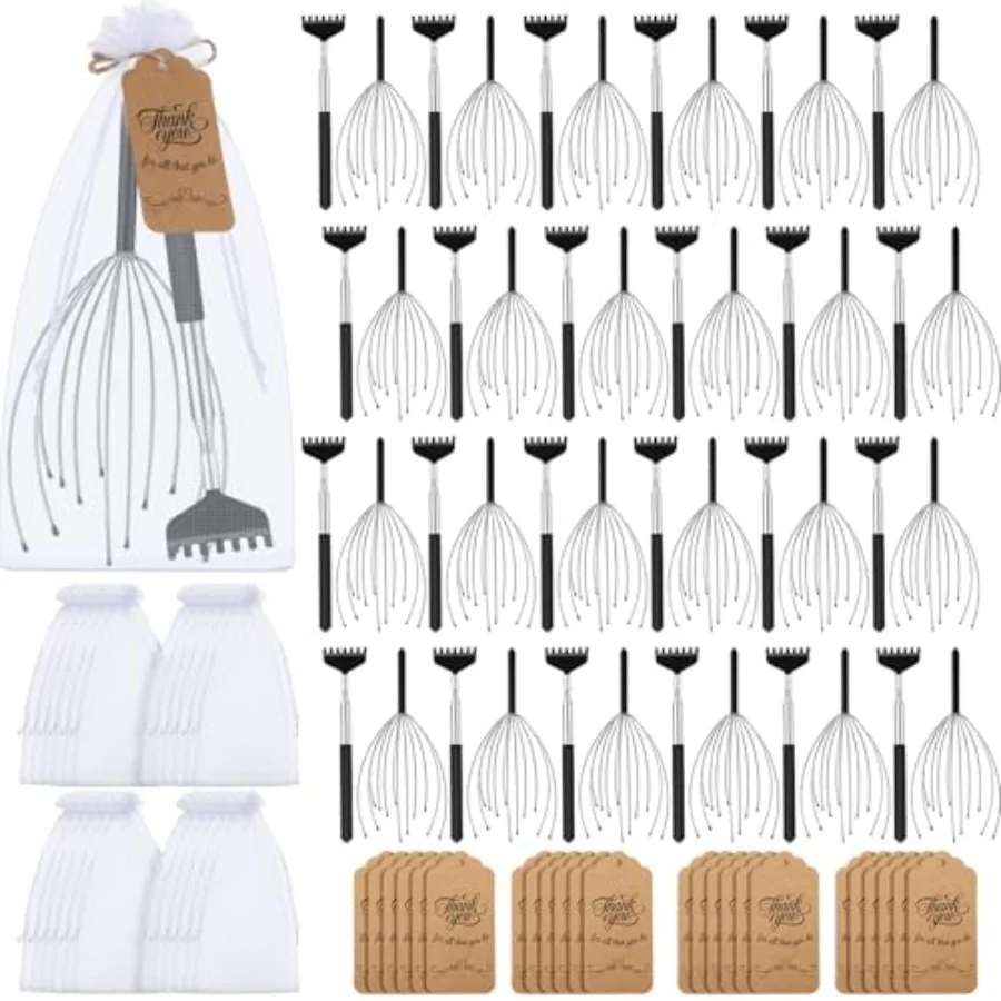 24 Sets Massage Gifts Head Massager Back Scratcher Fingers Head Scratcher Manual Scalp Massager Valentine's Day for Body Home O
24 Sets Massage Gifts Head Massager Back Scratcher Fingers Head Scratcher Manual Scalp Massager Valentine's Day for Body Home O
