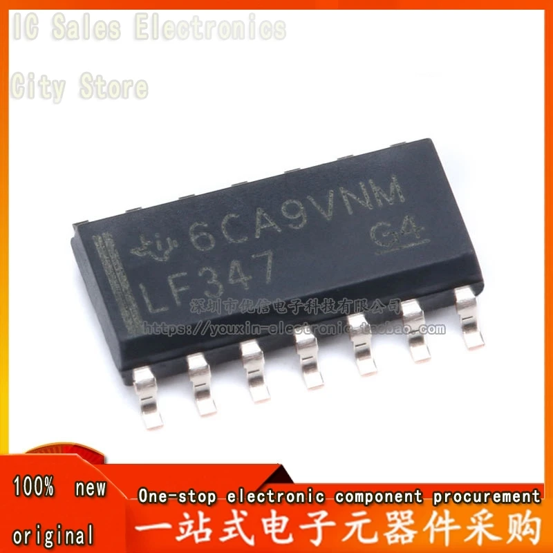 Оригинальный аутентичный патч LF347DR SOIC-14 чип четырехполосный операционный усилитель 10 шт.
Оригинальный аутентичный патч LF347DR SOIC-14 чип четырехполосный операционный усилитель 10 шт.