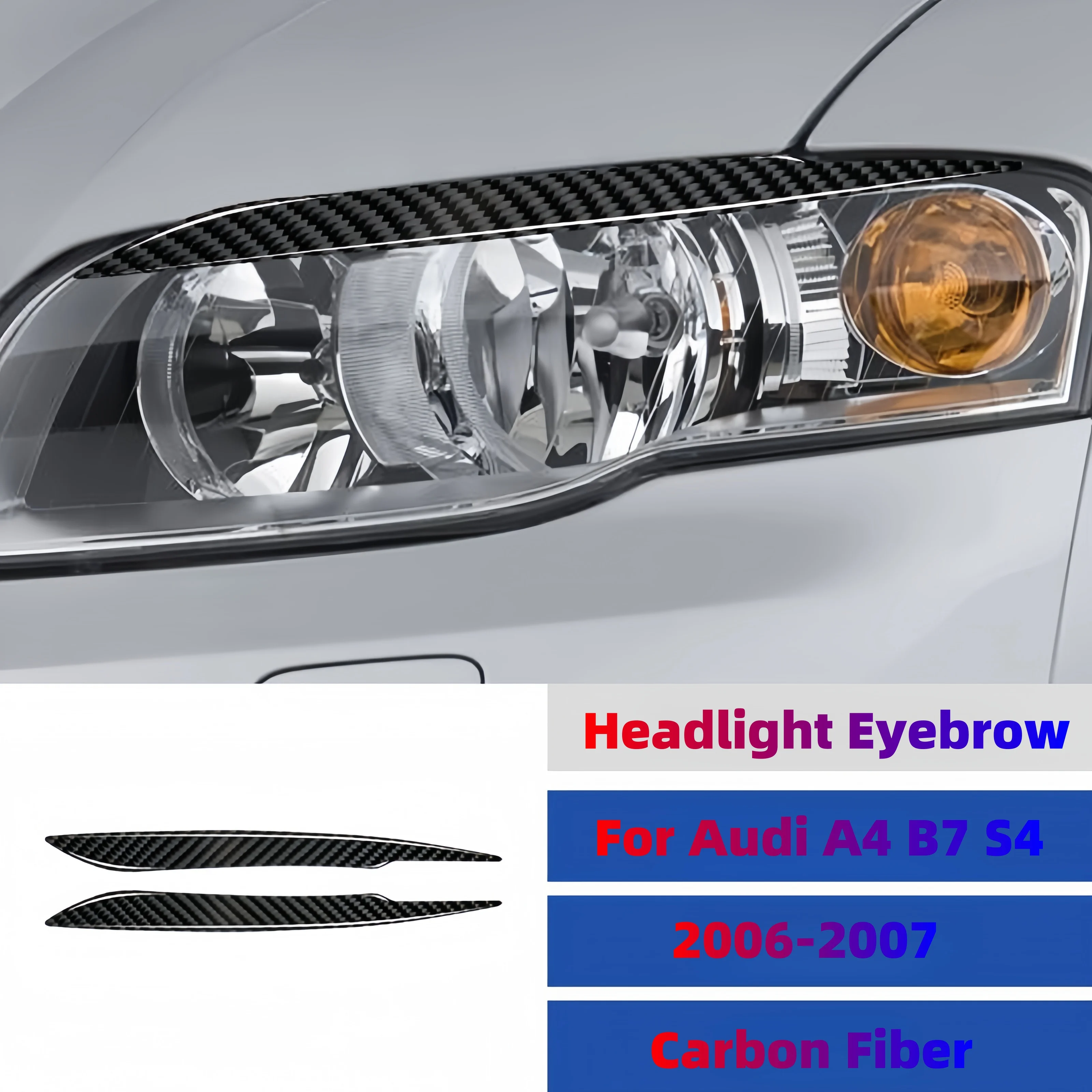 Для Audi A4 B7 S4 2006 2007 углеродное волокно Автомобильная передняя фара для бровей веко Защитная отделка стикер автомобильные аксессуары
Для Audi A4 B7 S4 2006 2007 углеродное волокно Автомобильная передняя фара для бровей веко Защитная отделка стикер автомобильные аксессуары
