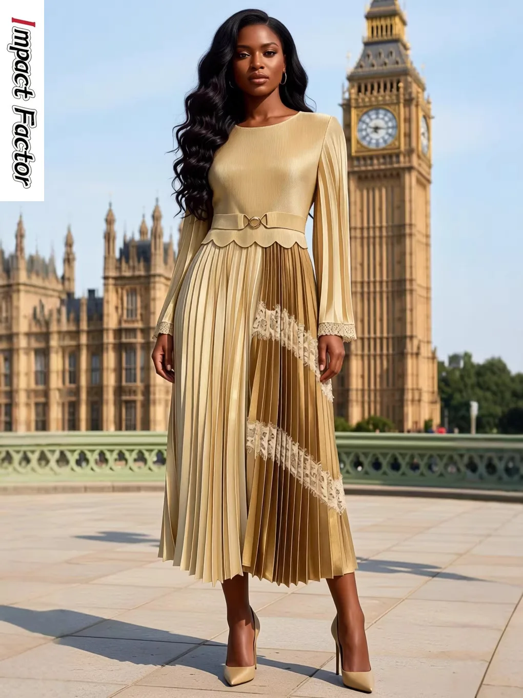 Miyake Pleated Loose Crew Neck Dress Fashionable Slim Fit and Thin Color Matching Elegant Long Dress Women's Clothing
Miyake Pleated Loose Crew Neck Dress Fashionable Slim Fit and Thin Color Matching Elegant Long Dress Women's Clothing