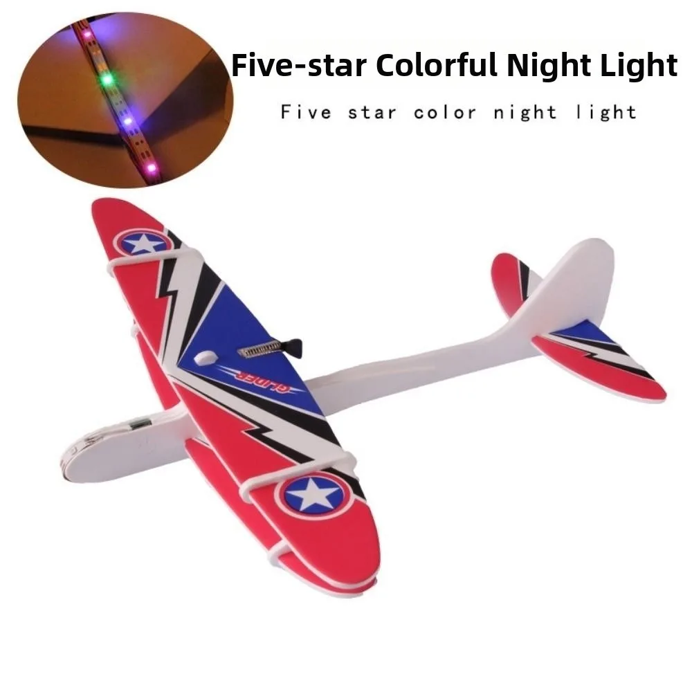 New USB Rechargeable Electric Large Foam Biplane Glider PP with LED Light Flight Glider 28*29cm Hand Throwing Flying Airplane
New USB Rechargeable Electric Large Foam Biplane Glider PP with LED Light Flight Glider 28*29cm Hand Throwing Flying Airplane