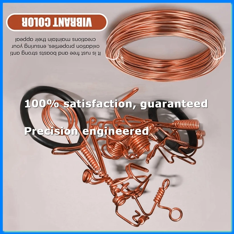 8 Gauge 100 Ft Pure Bare Copper Wire for Jewelry Making, Crafts, and Electroculture Gardening-ABVK
8 Gauge 100 Ft Pure Bare Copper Wire for Jewelry Making, Crafts, and Electroculture Gardening-ABVK