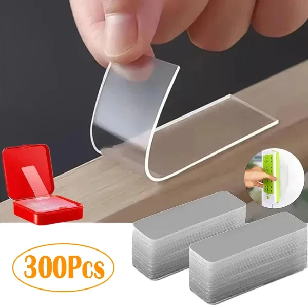 10-300Pcs Multifunctional Transparent Double Sided Stickers Tape PVC Waterproof Wall Sticker Traceless Strong Adhesive Tape
10-300Pcs Multifunctional Transparent Double Sided Stickers Tape PVC Waterproof Wall Sticker Traceless Strong Adhesive Tape