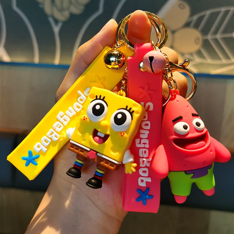 Creative and Cute SpongeBob SquarePants Keychain Figurine with Bell Featuring Patrick Star Made of PVC Cute Personalized Gifts
Creative and Cute SpongeBob SquarePants Keychain Figurine with Bell Featuring Patrick Star Made of PVC Cute Personalized Gifts