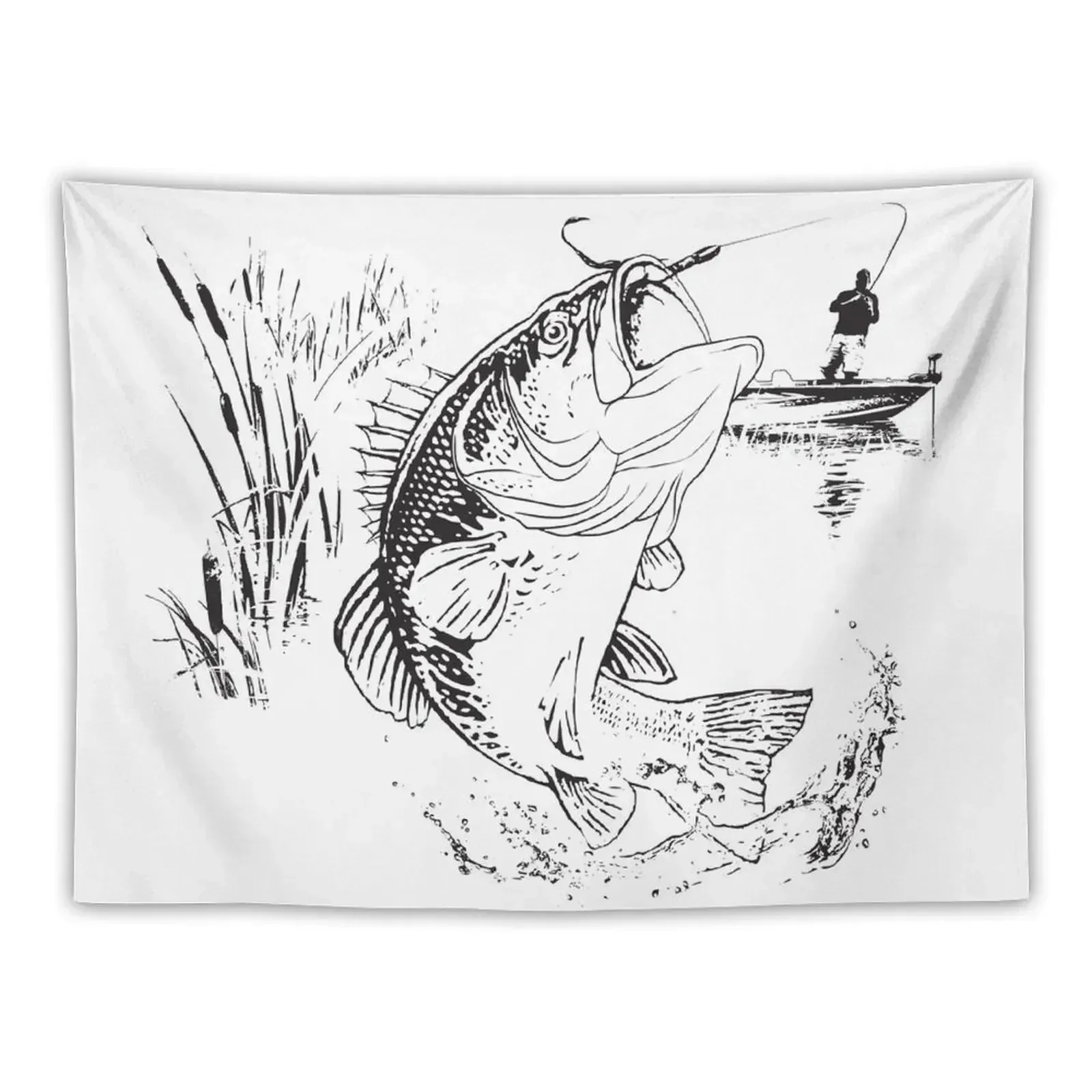 Bass Fishing Tapestry Decoration Wall Aesthetic Decoration For Bedroom Funny Tapestry
Bass Fishing Tapestry Decoration Wall Aesthetic Decoration For Bedroom Funny Tapestry