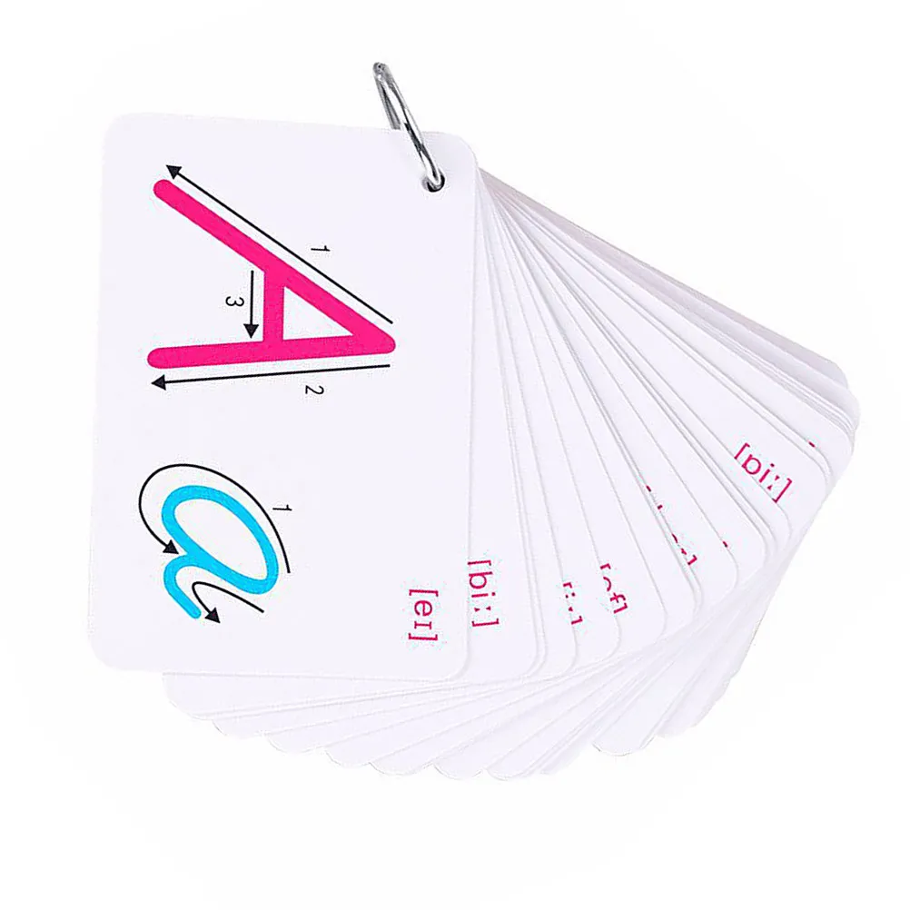 2Sets 26 Letter Cards Double-Sided Colorful Educational Literacy Cards for Kids Learning Vocabulary Spelling
2Sets 26 Letter Cards Double-Sided Colorful Educational Literacy Cards for Kids Learning Vocabulary Spelling