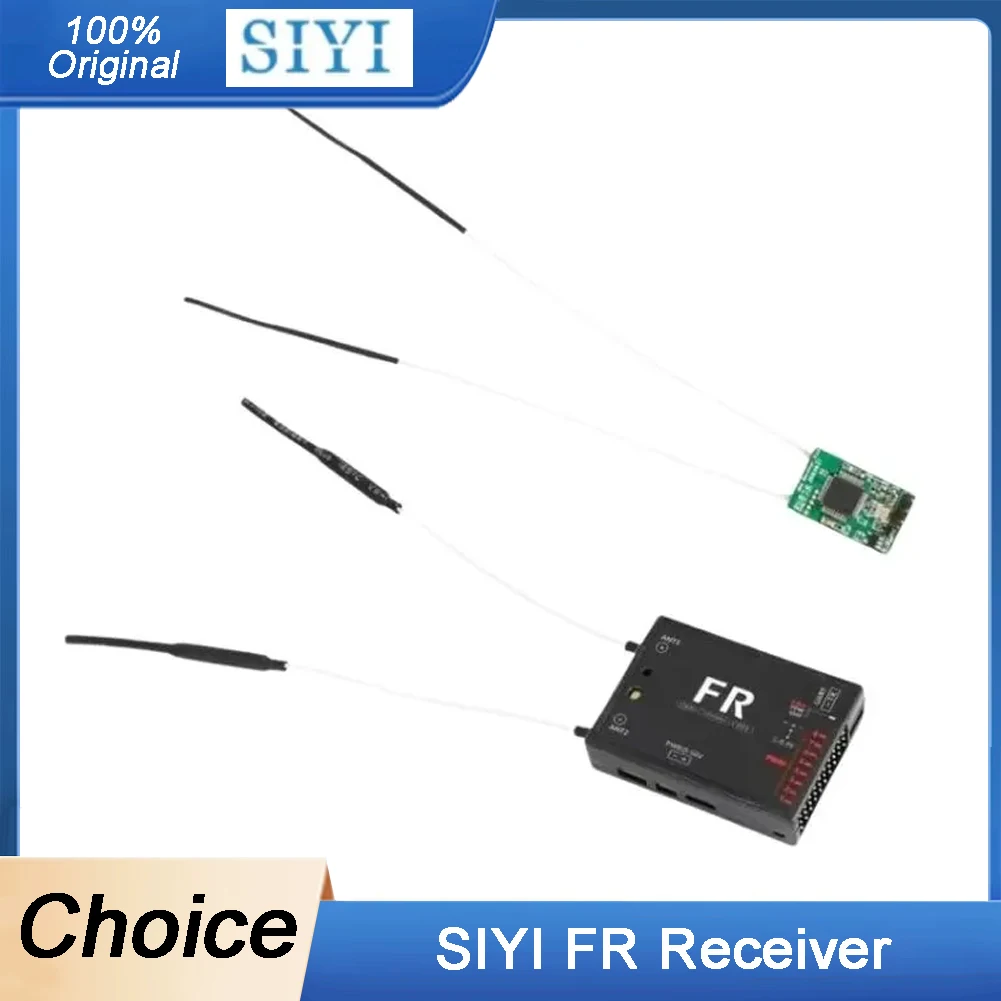 SIYI FR/FR Mini Receiver - 2.4G Long Range Telemetry, S.Bus PWM Control for FT24 Transmitter, FM30 Radio Module & FPV Drones
SIYI FR/FR Mini Receiver - 2.4G Long Range Telemetry, S.Bus PWM Control for FT24 Transmitter, FM30 Radio Module & FPV Drones